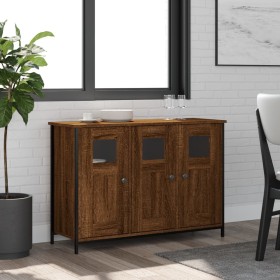 Aparador de madera de ingeniería marrón roble 100x35x70 cm de , Aparadores - Ref: Foro24-835523, Precio: 101,25 €, Descuento: %