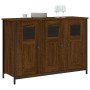 Aparador de madera de ingeniería marrón roble 100x35x70 cm de , Aparadores - Ref: Foro24-835523, Precio: 101,25 €, Descuento: %