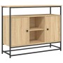 Aparador de madera de ingeniería roble Sonoma 100x35x80 cm de , Aparadores - Ref: Foro24-835540, Precio: 88,45 €, Descuento: %
