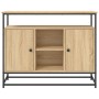 Aparador de madera de ingeniería roble Sonoma 100x35x80 cm de , Aparadores - Ref: Foro24-835540, Precio: 88,45 €, Descuento: %