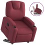 Sillón reclinable elevable tela rojo tinto en Sillones | Comprar online en Foru.es