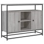 Aparador de madera de ingeniería gris Sonoma 100x35x80 cm de , Aparadores - Ref: Foro24-835542, Precio: 101,48 €, Descuento: %