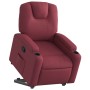 Sillón reclinable elevable tela rojo tinto en Sillones | Comprar online en Foru.es