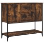 Aparador de madera de ingeniería roble ahumado 100x36x85 cm de , Aparadores - Ref: Foro24-835556, Precio: 85,11 €, Descuento: %
