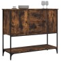 Aparador de madera de ingeniería roble ahumado 100x36x85 cm de , Aparadores - Ref: Foro24-835556, Precio: 85,11 €, Descuento: %