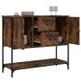 Aparador de madera de ingeniería roble ahumado 100x36x85 cm de , Aparadores - Ref: Foro24-835556, Precio: 85,11 €, Descuento: %