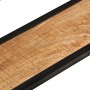 Estantes de pared 2 uds madera maciza mango hierro 110x17x17 cm de , Estantes y estanterías - Ref: Foro24-353792, Precio: 92,...