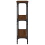 Mesa consola madera de ingeniería marrón roble 75x22,5x75 cm de , Mesas auxiliares - Ref: Foro24-834034, Precio: 44,95 €, Des...