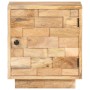 Mesita de noche de madera maciza de mango 40x30x45 cm de vidaXL, Mesitas de noche - Ref: Foro24-320468, Precio: 70,43 €, Desc...