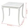 Esstisch 80x80x76 cm glänzend weiß von vidaXL, Küchen- und Esstische - Ref: Foro24-243382, Preis: 190,33 €, Rabatt: %