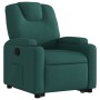 Sillón reclinable elevable tela verde oscuro en Sillones | Comprar online en Foru.es