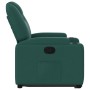 Sillón reclinable elevable tela verde oscuro en Sillones | Comprar online en Foru.es