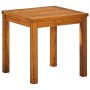 Tumbona con mesita de madera maciza de acacia y textilene de vidaXL, Tumbonas - Ref: Foro24-41746, Precio: 164,21 €, Descuent...