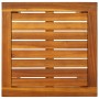 Tumbona con mesita de madera maciza de acacia y textilene de vidaXL, Tumbonas - Ref: Foro24-41746, Precio: 164,21 €, Descuent...