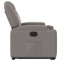 Sillón reclinable elevable tela gris taupe en Sillones | Comprar online en Foru.es