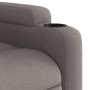 Sillón reclinable elevable tela gris taupe en Sillones | Comprar online en Foru.es