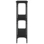 Mesa consola madera de ingeniería negra 75x22,5x75 cm de , Mesas auxiliares - Ref: Foro24-834030, Precio: 44,09 €, Descuento: %