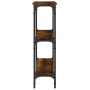 Mesa consola madera de ingeniería roble ahumado 75x22,5x75 cm de , Mesas auxiliares - Ref: Foro24-834032, Precio: 41,52 €, De...