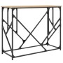 Mesa consola madera de ingeniería roble Sonoma 100x40x80 cm de , Mesas auxiliares - Ref: Foro24-834116, Precio: 52,62 €, Desc...