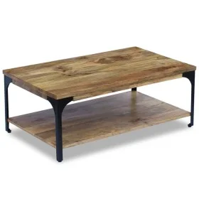 Mesa de centro madera de mango 100x60x38 cm de vidaXL, Mesas de centro - Ref: Foro24-243341, Precio: 126,45 €, Descuento: %