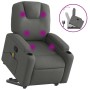 Silla de masaje reclinable de pie de tela gris oscuro en Sillones | Comprar online en Foru.es