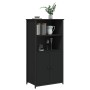 Aparador alto madera de ingeniería negro 62x36x121,5 cm de , Aparadores - Ref: Foro24-834210, Precio: 96,86 €, Descuento: %