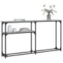 Mesa consola madera de ingeniería gris Sonoma 145x22,5x75 cm de , Mesas auxiliares - Ref: Foro24-834098, Precio: 48,27 €, Des...