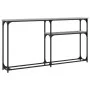 Mesa consola madera de ingeniería gris Sonoma 145x22,5x75 cm de , Mesas auxiliares - Ref: Foro24-834098, Precio: 48,27 €, Des...