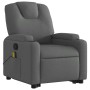 Silla de masaje reclinable de pie de tela gris oscuro en Sillones | Comprar online en Foru.es