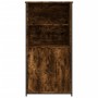 Aparador alto madera contrachapada roble ahumado 62x36x121,5 cm de , Aparadores - Ref: Foro24-834212, Precio: 83,66 €, Descue...