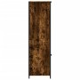 Aparador alto madera contrachapada roble ahumado 62x36x121,5 cm de , Aparadores - Ref: Foro24-834212, Precio: 83,66 €, Descue...
