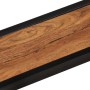 Estantes de pared 2 uds madera maciza mango hierro 110x17x17 cm de , Estantes y estanterías - Ref: Foro24-353794, Precio: 89,...