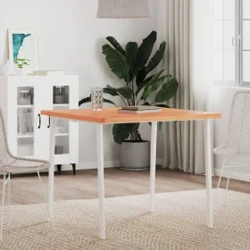 Tablero de mesa cuadrado de madera maciza de haya 80x80x2,5 cm de , Tableros para mesas - Ref: Foro24-355976, Precio: 98,84 €...