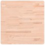 Tablero de mesa cuadrado de madera maciza de haya 60x60x4 cm de , Tableros para mesas - Ref: Foro24-355962, Precio: 72,91 €, ...