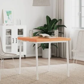 Tablero de mesa cuadrado de madera maciza de haya 70x70x4 cm de , Tableros para mesas - Ref: Foro24-355981, Precio: 117,37 €,...