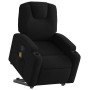 Sillón reclinable de masaje elevable tela negro en Sillones | Comprar online en Foru.es