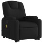 Sillón reclinable de masaje elevable tela negro en Sillones | Comprar online en Foru.es