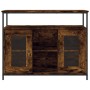 Aparador de madera de ingeniería roble ahumado 100x35x80 cm de , Aparadores - Ref: Foro24-835506, Precio: 93,81 €, Descuento: %