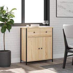 Aparador de madera de ingeniería roble Sonoma 70x30x80 cm de , Aparadores - Ref: Foro24-835525, Precio: 85,61 €, Descuento: %