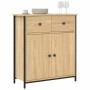 Aparador de madera de ingeniería roble Sonoma 70x30x80 cm de , Aparadores - Ref: Foro24-835525, Precio: 85,61 €, Descuento: %