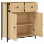 Aparador de madera de ingeniería roble Sonoma 70x30x80 cm de , Aparadores - Ref: Foro24-835525, Precio: 85,61 €, Descuento: %