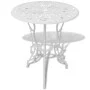 Garden bistro table and chairs 3 pieces white cast aluminum by vidaXL, Garden sets - Ref: Foro24-42165, Price: 176,26 €, Disc...