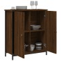 Aparador de madera de ingeniería marrón roble 70x30x80 cm de , Aparadores - Ref: Foro24-835538, Precio: 58,82 €, Descuento: %