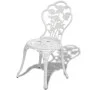 Garden bistro table and chairs 3 pieces white cast aluminum by vidaXL, Garden sets - Ref: Foro24-42165, Price: 176,26 €, Disc...
