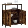 Aparador de madera de ingeniería roble ahumado 70x30x80 cm de , Aparadores - Ref: Foro24-835531, Precio: 64,64 €, Descuento: %