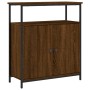 Aparador de madera de ingeniería marrón roble 70x30x80 cm de , Aparadores - Ref: Foro24-835533, Precio: 64,30 €, Descuento: %