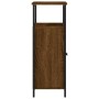 Aparador de madera de ingeniería marrón roble 70x30x80 cm de , Aparadores - Ref: Foro24-835533, Precio: 64,30 €, Descuento: %