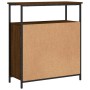 Aparador de madera de ingeniería marrón roble 70x30x80 cm de , Aparadores - Ref: Foro24-835533, Precio: 64,30 €, Descuento: %