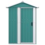 Cobertizo de jardín acero galvanizado verde 126x97,5x177 cm de , Cobertizos - Ref: Foro24-316233, Precio: 149,04 €, Descuento: %