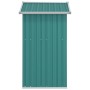 Cobertizo de jardín acero galvanizado verde 126x97,5x177 cm de , Cobertizos - Ref: Foro24-316233, Precio: 149,04 €, Descuento: %